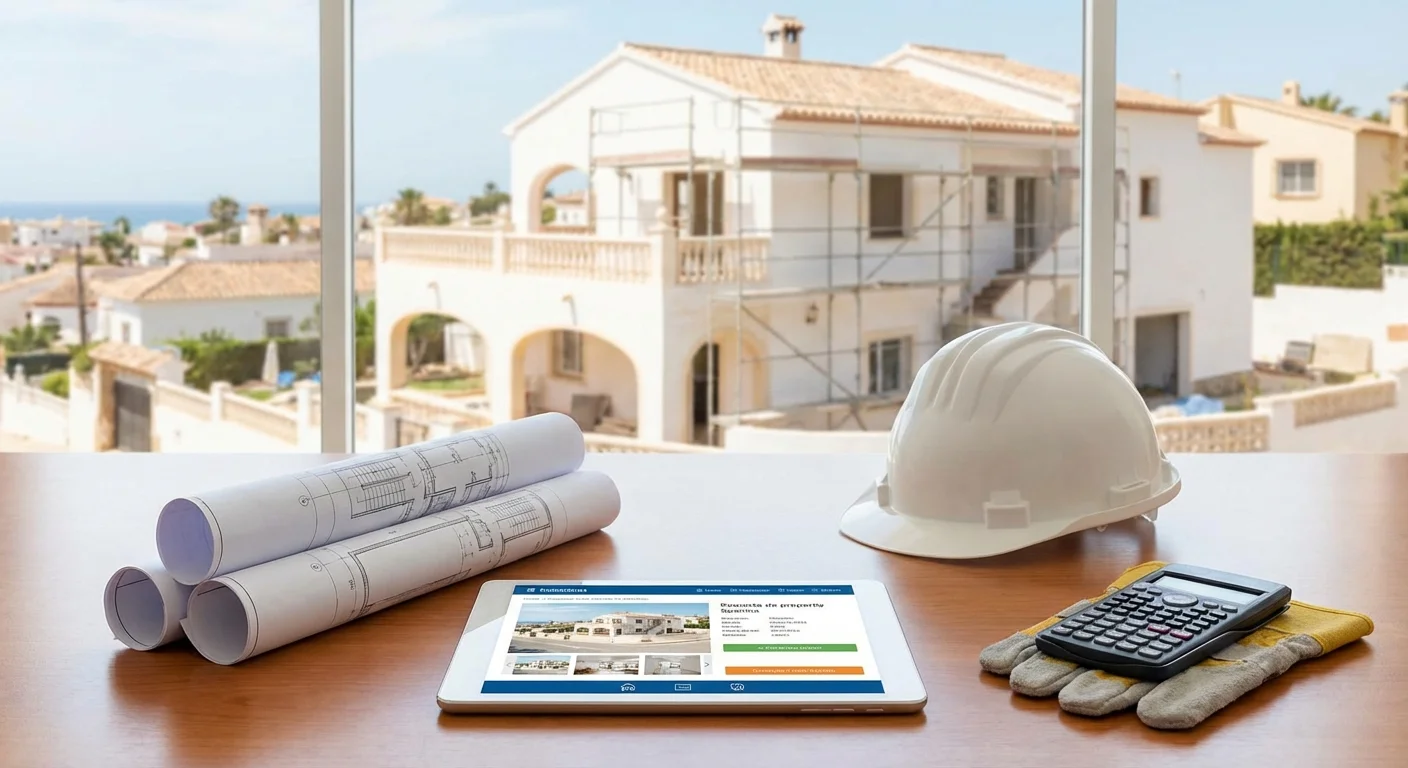 Illustrative overview of a modern office in Alicante discussing Flipping Houses strategies
